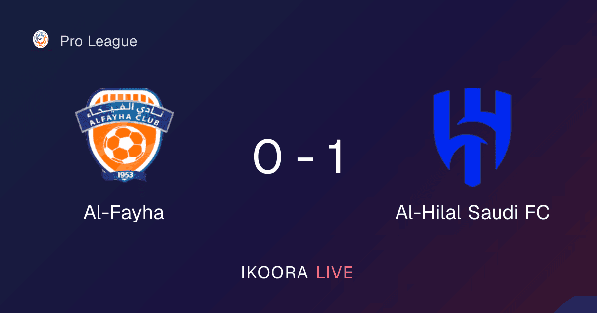 تقرير المباراة: الفيحاء ضد النصر السعودي