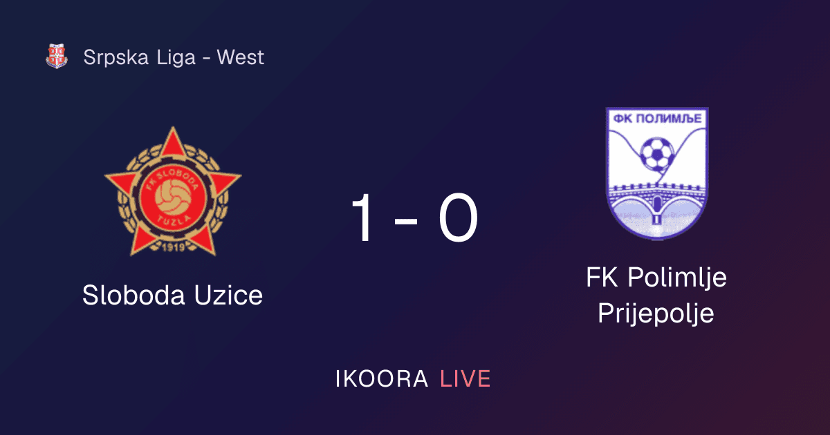 تقرير المباراة: سودا أوزيتسه ضد إف كي بوليمليي برييپوليه