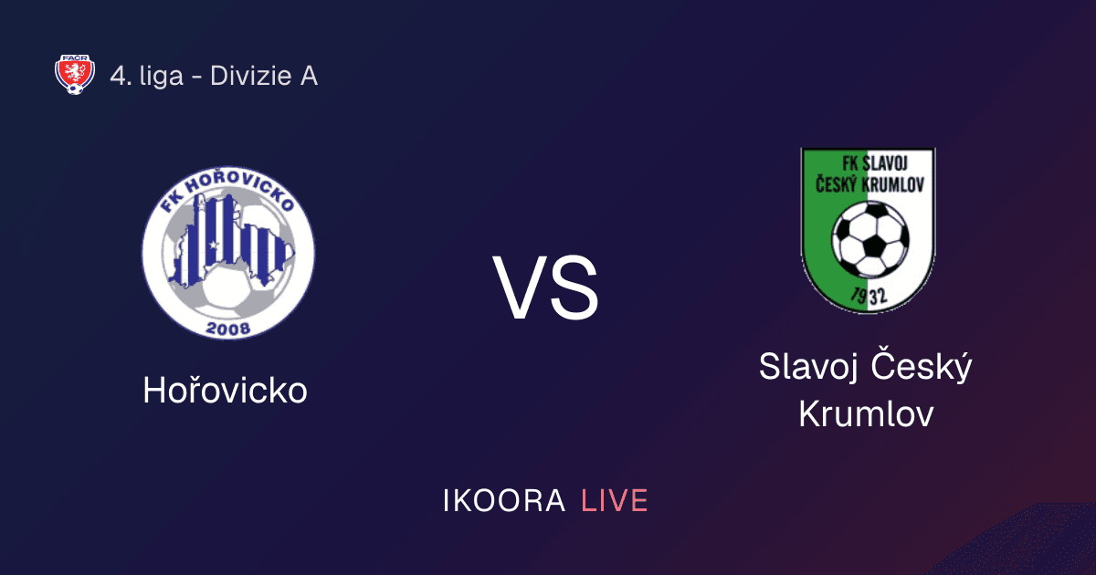 معاينة مباشرة: هوروفيتشكو ضد Slavoj Český Krumlov