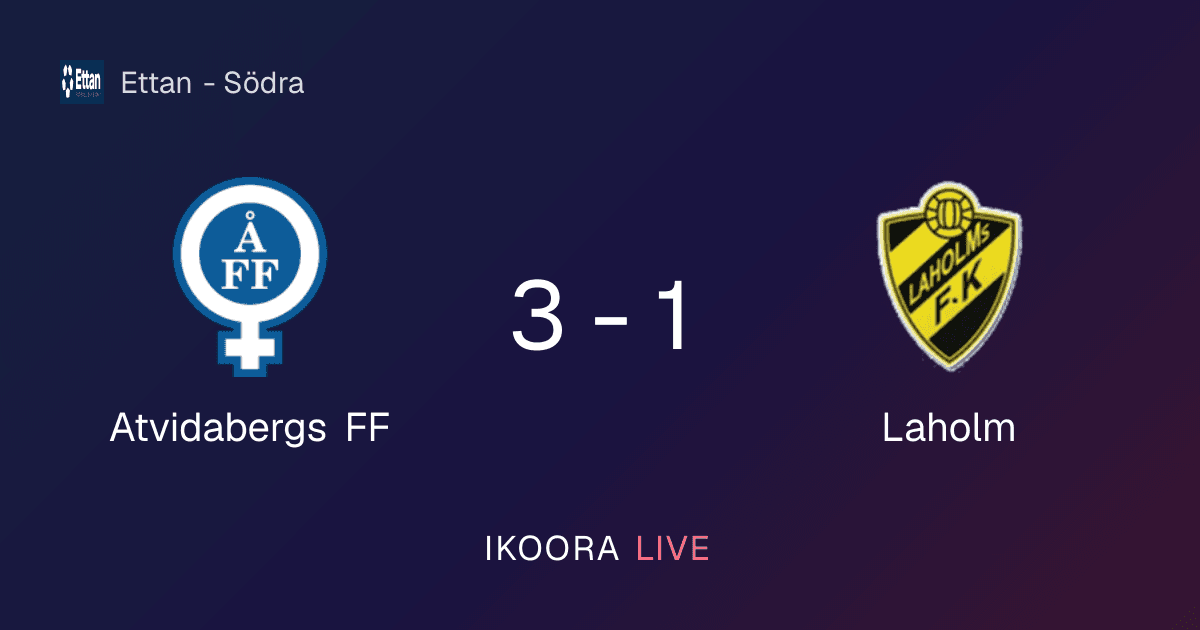 تقرير المباراة: اتفيادبرغس ضد لاهولم