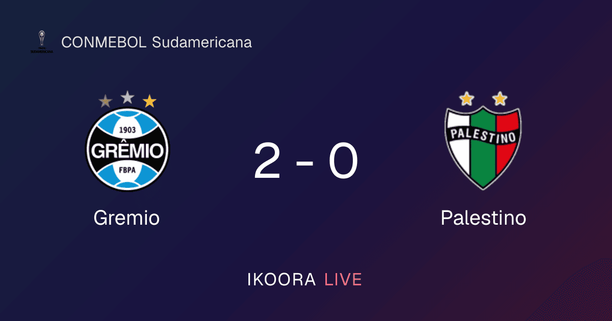 تقرير المباراة: Gremio ضد Palestino