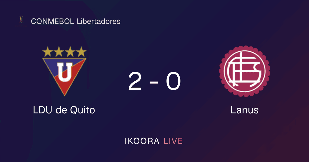 تقرير المباراة: LDU de Quito ضد Lanus