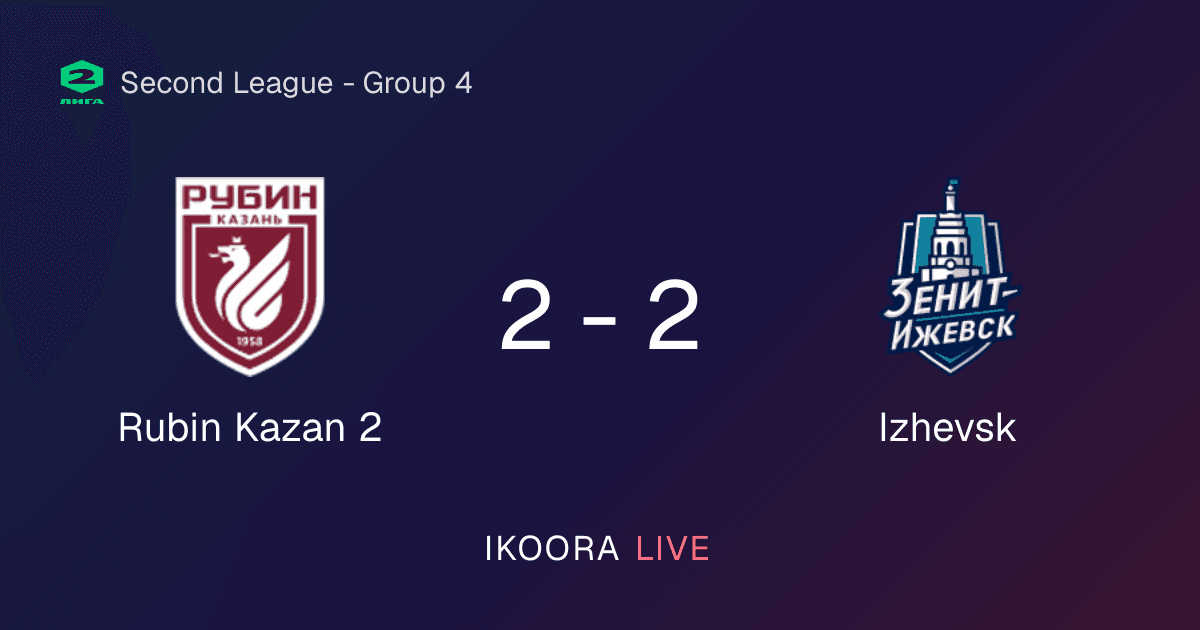 تقرير المباراة: روبن كازان 2 ضد إيجيفسك