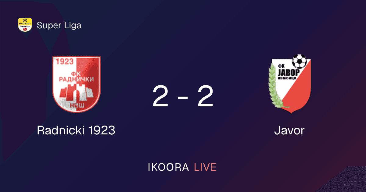 تقرير المباراة: رادنيتشكي 1923 ضد جافور