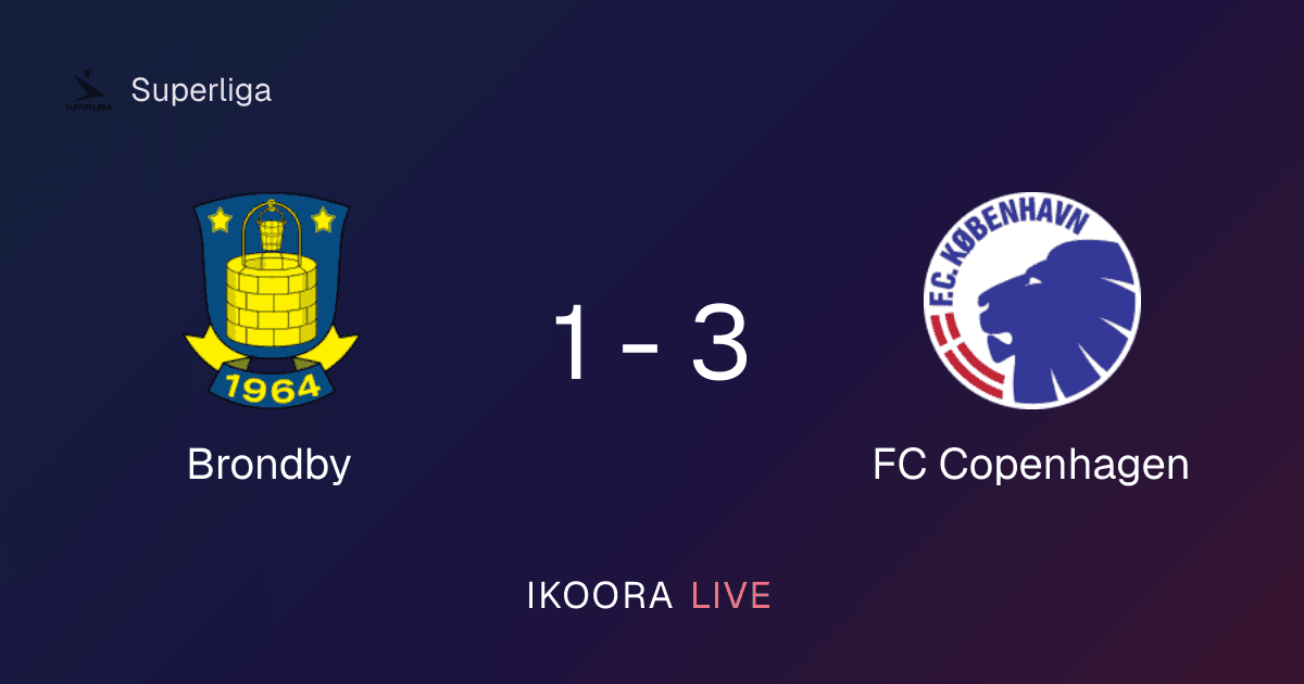 تقرير المباراة: Brondby ضد FC Copenhagen