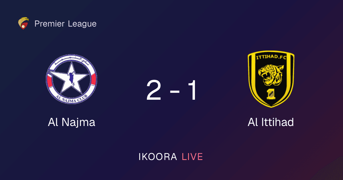 تقرير المباراة: النجمة ضد الاتحاد